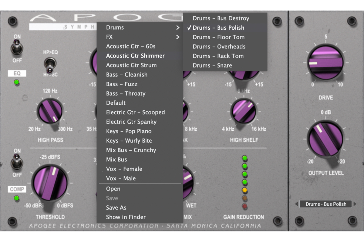 Apogee ESC Channel Strip