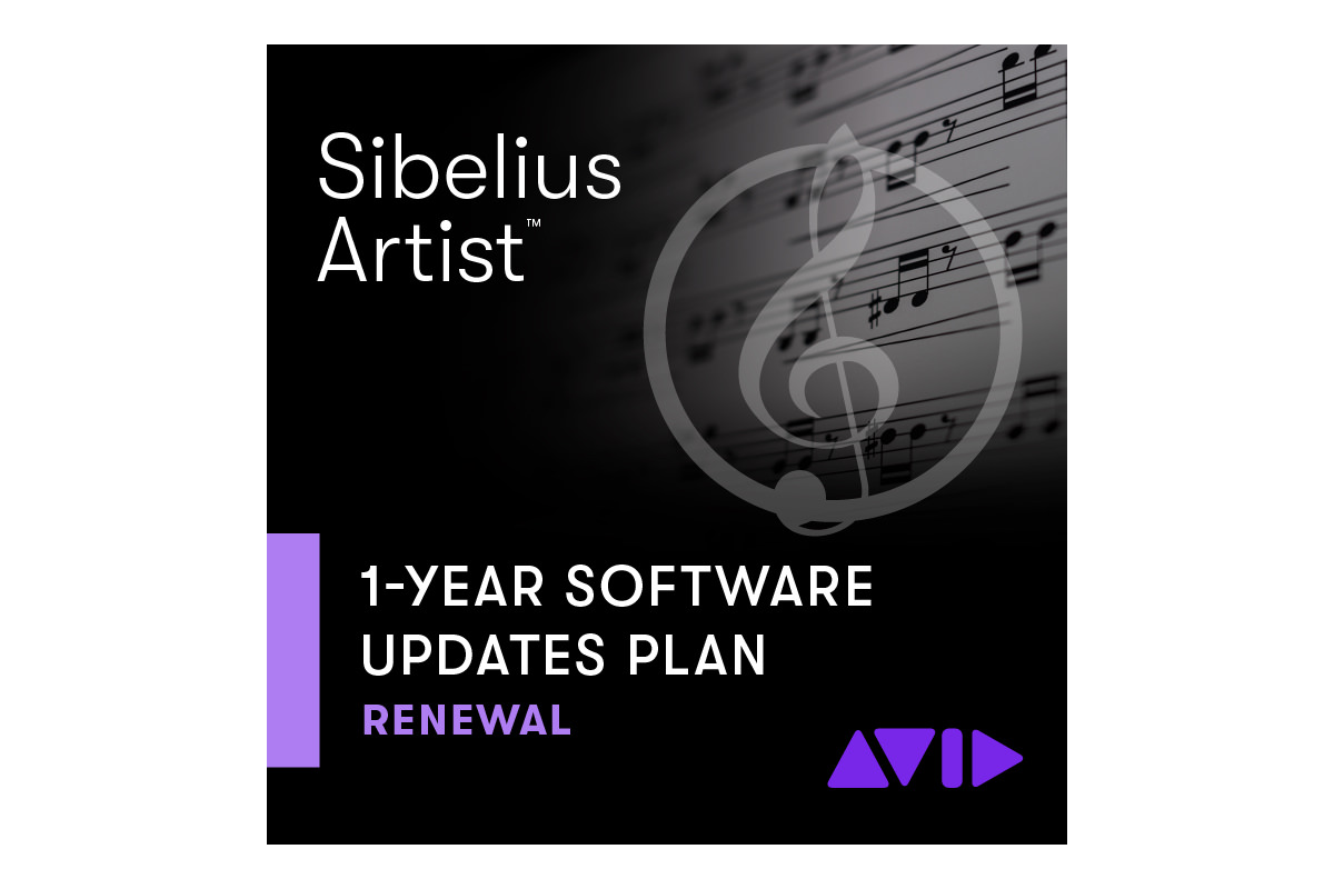 AVID UPDATE+SUPPORT PLAN for SIBELIUS ARTIST