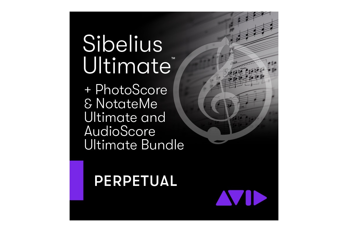 AVID SIBELIUS Ultimate + PHOTOSCORE & NOTATE ME ULTIMATE