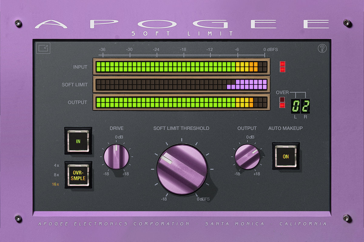 Soft Limit Plugin von Apogee - Gratis für alle!