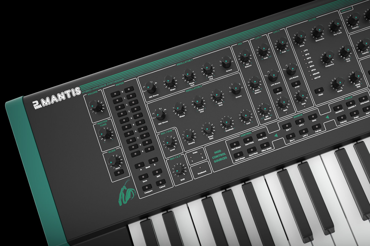 Hybrid-Analog-Synthesizer Mantis