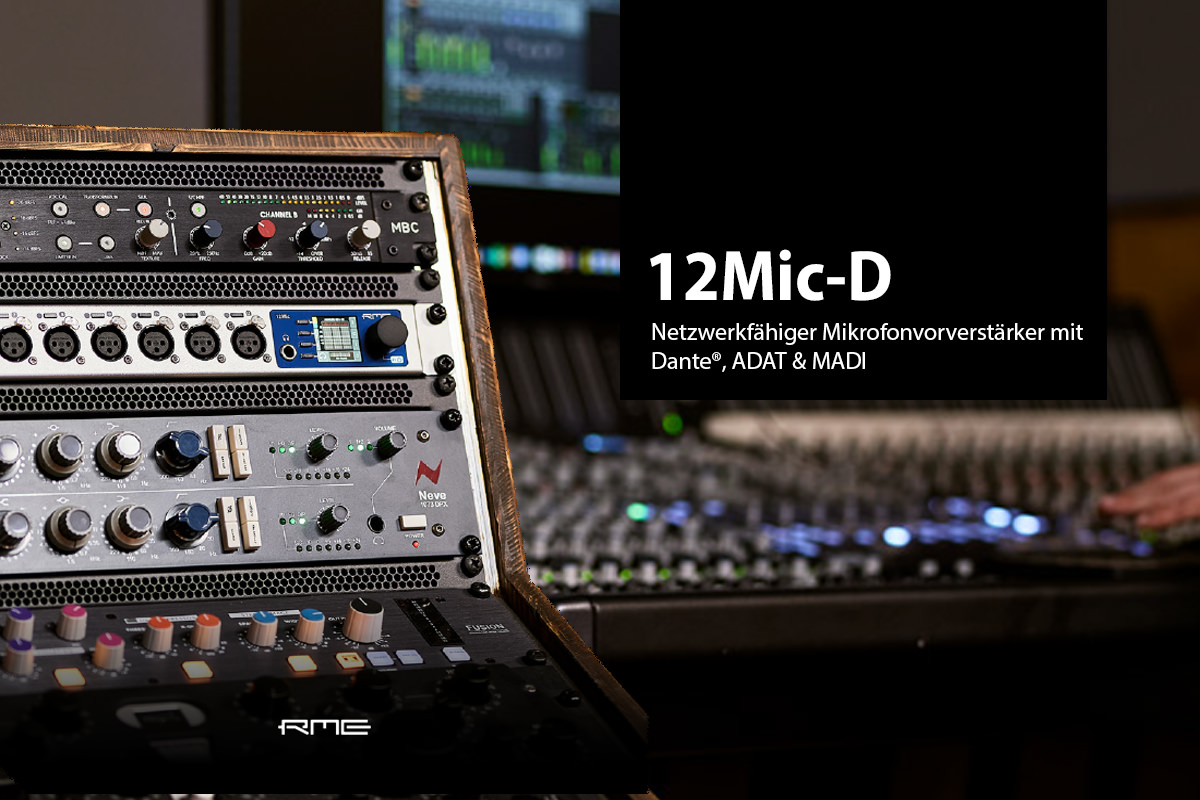 RME presents the new 12Mic-D