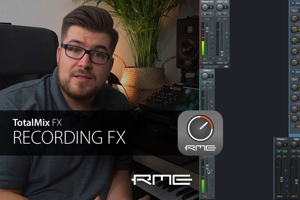 Einstieg TotalMix FX - FX Aufnahme