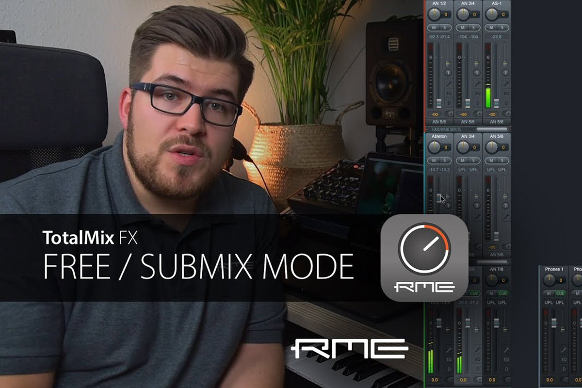 Einstieg TotalMix FX - Free oder Submix Modus