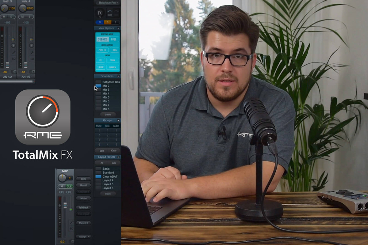 Einstieg TotalMix FX - Routing & Layout Basics