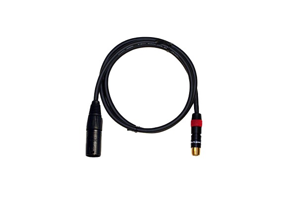 MOGAMI GOLD SERIES, HIFI-CABLE MONO (CINCH - XLR M, 3m)