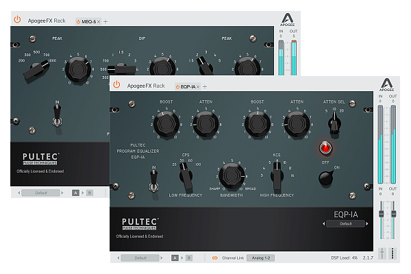 Apogee EQP-1A + MEQ-5 Pultec bundle