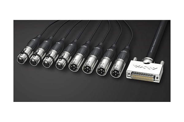 ALVA DIGITAL AES/EBU BREAKOUT KABEL (D-SUB 25 - 4x XLR M + 4x XLR F)